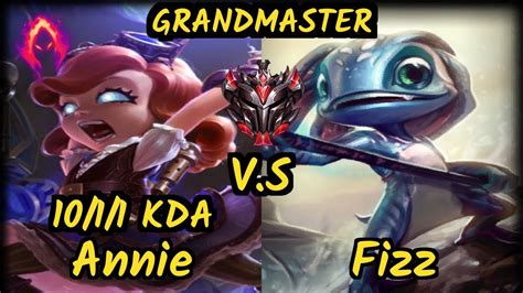 Annie Annie Vs Fizz Kda Mid Gameplay Na Ranked