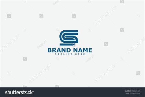 GS Logo Design Template Vector - Royalty Free Stock Vector 1765645427 ...