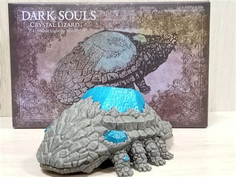 Dark Souls Crystal Lizard Scale Light Up Statue