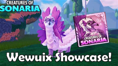 Valentines Event Wewuix Showcase Creatures Of Sonaria Youtube