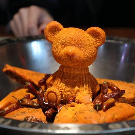 This Hot Pot Has An Edible Teddy Bear Bathing In Its Soup At Xiang Hotpot