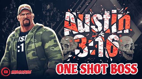 AUSTIN 3 16 ONE SHOT BOSS WWE MAYHEM GAMEPLAY Wwemayhem