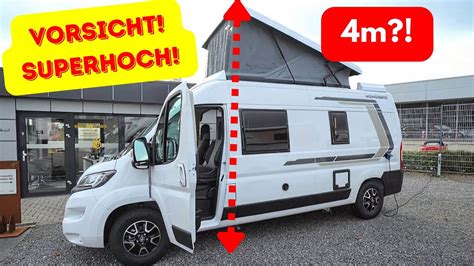 Wohnmobil Superhoch Kastenwagen Personen Bett Weinsberg