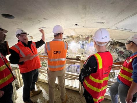 Ra Team Visits West Gate Tunnel Project Roads Australia