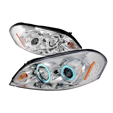 Chevy Impala Chrome Ccfl Halo Projector Headlights Lhp