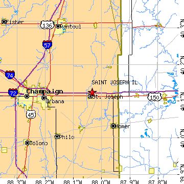 Saint Joseph, Illinois (IL) ~ population data, races, housing & economy