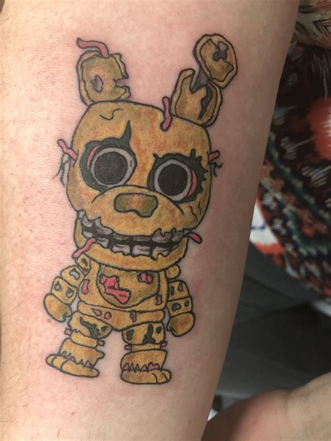 Fnaf Popfunko Springtrap Tattoo I Tattoo Cool Tattoos Journey Tattoo Henna Ideas Looney