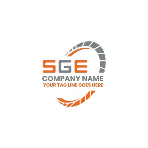 SGE letter logo vector design, SGE simple and modern logo. SGE ...