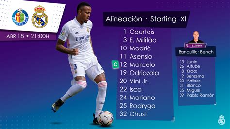 Real Madrid Cf 🇬🇧🇺🇸 On Twitter 📋 Our Starting Xi 🆚 Getafecf