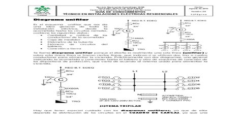 Diagrama Unifilar Cuadro De Cargas Pdf Document