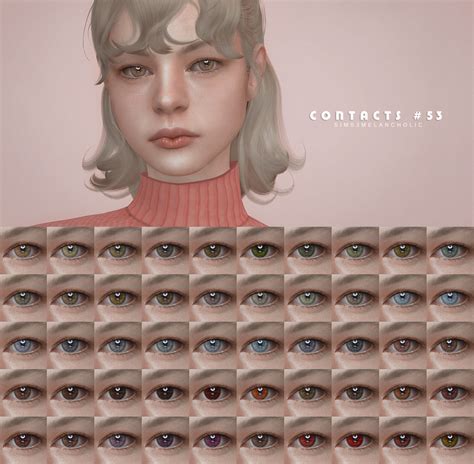 Highlight Contacts Eyebags By Sims Melancholic