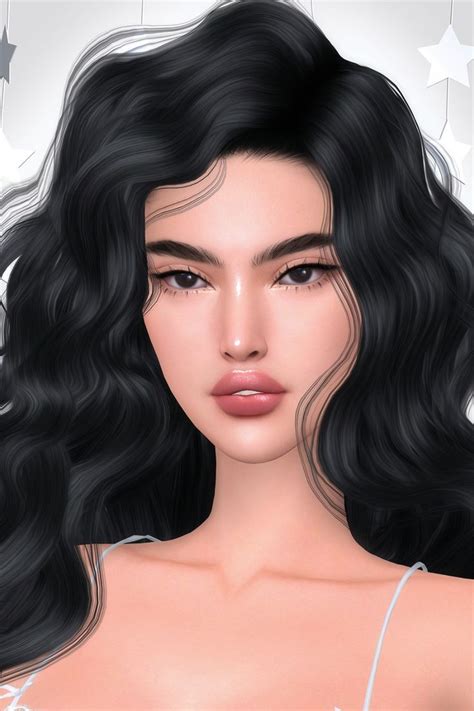 FEMALE NEW YEAR COLLECTION Northern Siberia Winds Sims Hair Sims 4