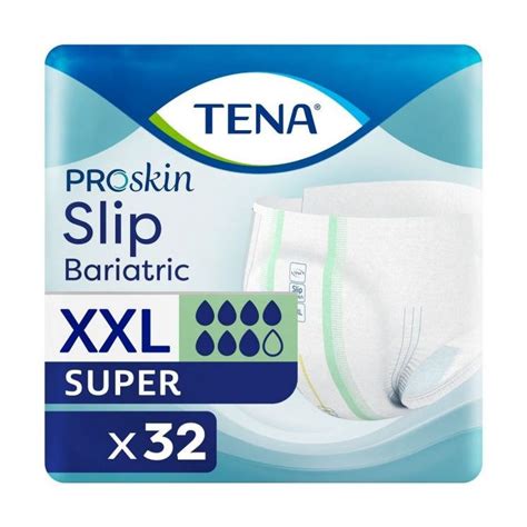 TENA Slip Bariatric Super XX Large 2900 3300mls Pack Of 32