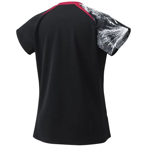 Tee Shirt Yonex Tour Elite Ex Femme Noir Sports Raquettes