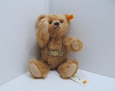 Steiff 100 Year Anniversary Teddy Bear 1902 2002 Jointed Mohair Etsy