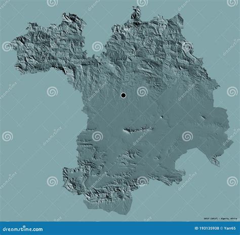 Provincia Setif De Argelia Sobre S Lido Administrativo Stock De