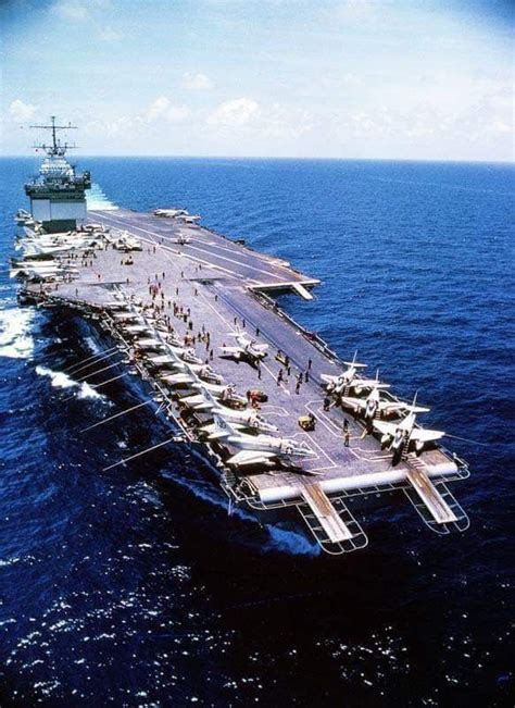 Beautiful Color Shot Of Cvan Uss Enterprise Uss Enterprise Cvn