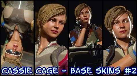 Cassie Cage Intros And Victories Base Skins 2 Mortal Kombat 11