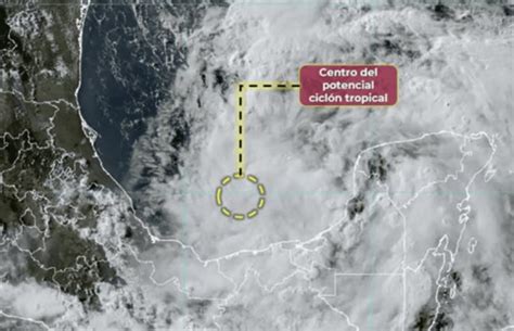 M Xico En Alerta Por Potencial Cicl N Tropical Que Podr A Tocar Tierra