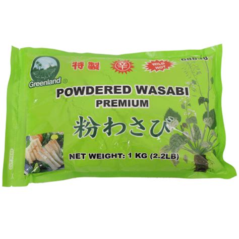 Restaurant Wholesale Powdered Wasabi Greenland 22 Lbs Custom