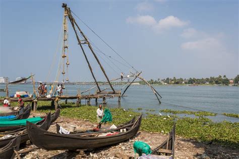 Chinese Fishing Nets, Fort Kochi, India Editorial Image - Image of ...