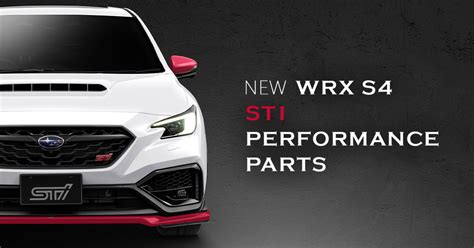 New Wrx S4 Sti Performance Parts ｜ Sti