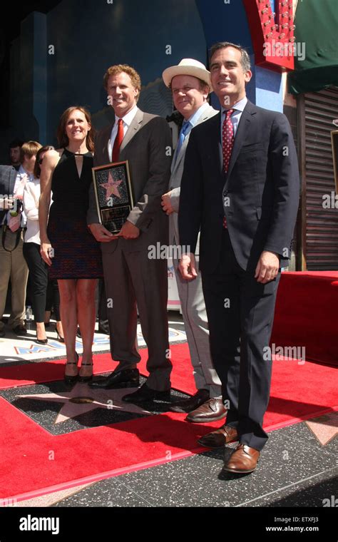 Will Ferrell Walk of Fame Star Ceremony Featuring: Molly Shannon, Will ...