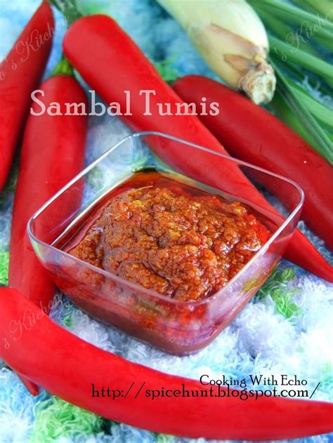 Sambal Tumis Malaysian Ingredients 10 Shallot 6 Cloves Garlic 6