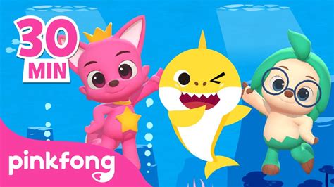 Vamos dançar Pinkfong Hogi e Bebê Tubarão Compilação