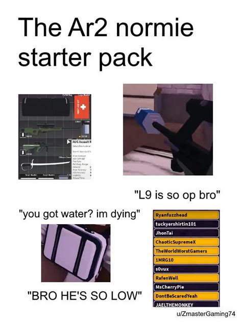 Ar2 Normie Starter Pack Rapocalypserising