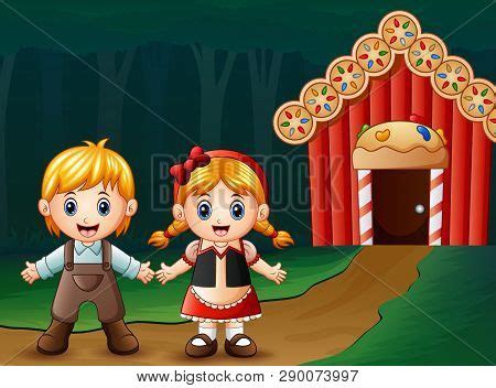 Cartoon Hansel Gretel Vector & Photo (Free Trial) | Bigstock