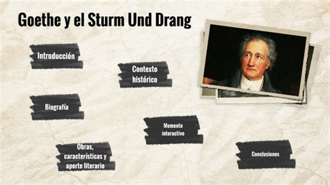 Goethe y el Sturm und Drang by Ariana León on Prezi