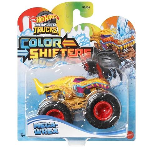 Hot Wheels Monster Trucks Color Shifters Mega Wrex Papelaria Pigmeu