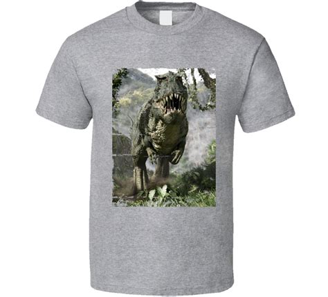 Indominus Rex Jurassic World 2015 Dinosaur Movie Scene Cool T Shirt Porn Sex Picture