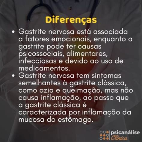 Gastrite Nervosa Sintomas E Tratamento - Gastrite nervosa: causas, sintomas e tratamentos - Psicanálise Clínica
