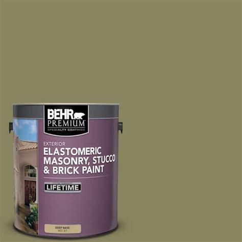 Behr Premium Gal S Green Scene Elastomeric Masonry Stucco And