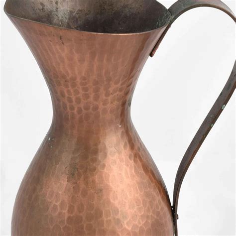 Vintage Copper Pitcher By Eugen Zint 1950 Design Artsper