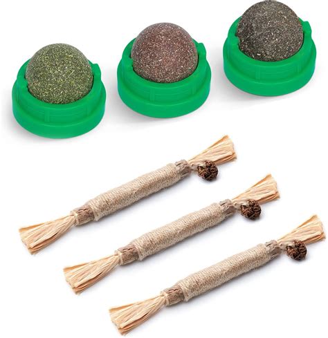 Amazon Potaroma Catnip Balls And Silvervine Sticks Cat Toys