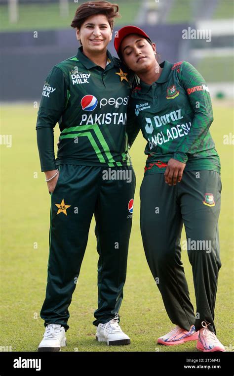 Captains Of Bangladesh And Pakistan Women Cricket Team Nigar Sultana