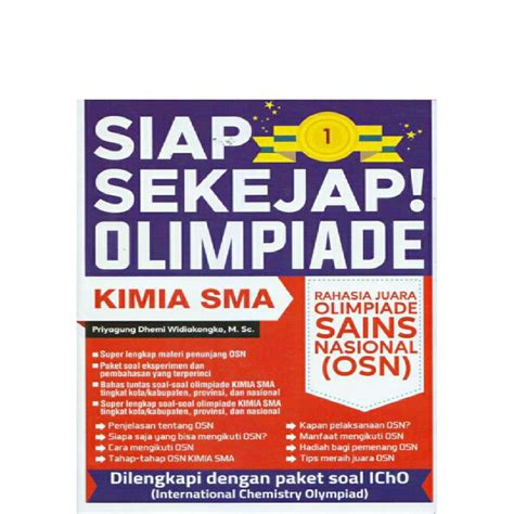 Jual Siap Sekejap Olimpiade Kimia SMA Rahasia Juara Olimpiade Sains