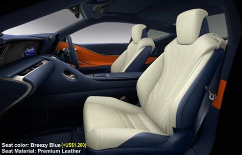 NewLexus LC500 Interior picture, Inside view photo and Seats image