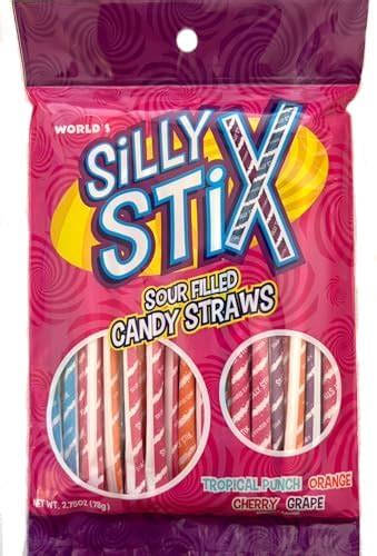 Secret Candy Shop Wonk Pixy Stix Bulk In Box 300 Silly Stix 4 Assorted Flavors