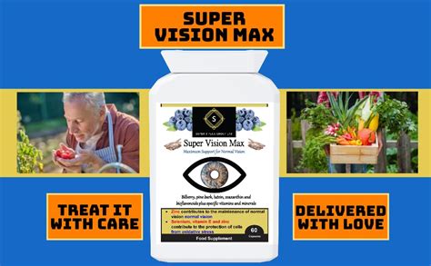 Super Vision Max Eye Health Supplement Capsules With Lutein