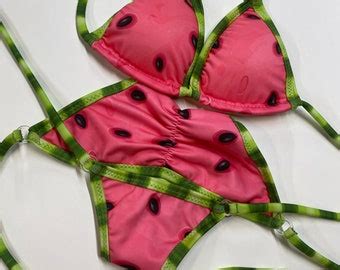 Watermelon Bikini Etsy