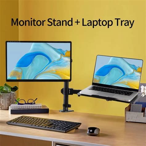 Expose Monitor Mount Laptop Adjustable Monitor Stand Desk Arm Bracket