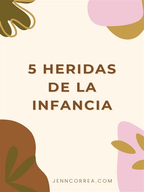 5 Heridas De La Infancia Pdf Amor Autoestima