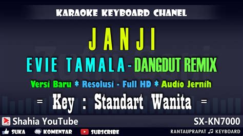 JANJI KARAOKE DANGDUT REMIX EVIE TAMALA NADA WANITA YouTube