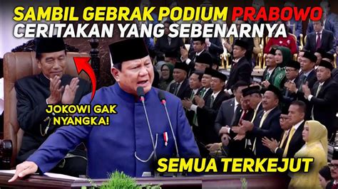 Merinding Pidato Menggetarkan Prabowo Di Pelantikan Presiden Wakil