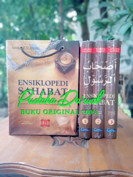 Jual Ensiklopedi Sahabat Nabi 1 SET 3 Jilid ORI ASLI Mahmud Al Mishri