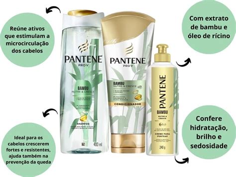 Kit Pantene Bambu Nutre E Cresce C 3